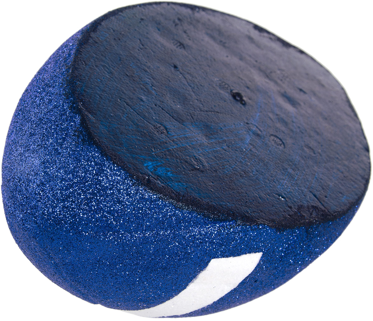 11" Football Accent: Metallic Glitter Blue & White detail photo 3