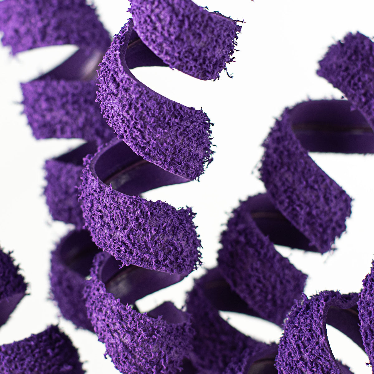 16" Frizzy Fuzzy Curly Pick: Purple Lifestyle Photo