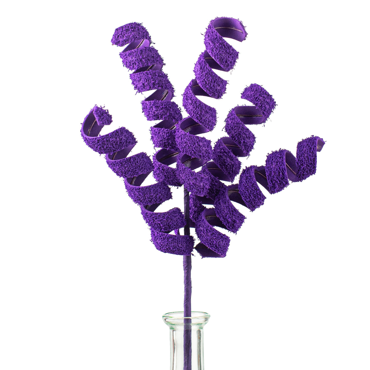 16" Frizzy Fuzzy Curly Pick: Purple Item Number: 62607PU