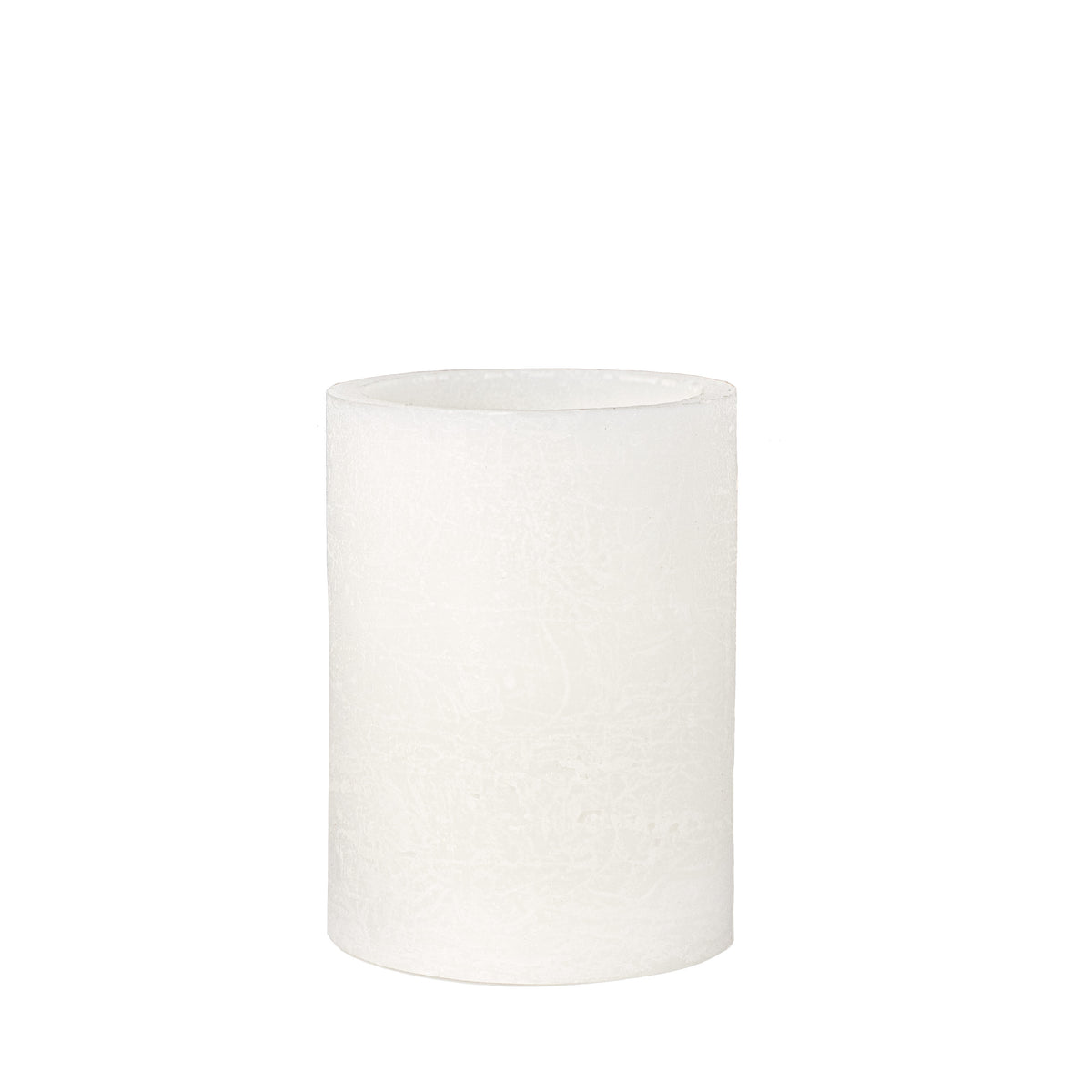 4" Frosted Flameless Candle: White Item Number: LL601327