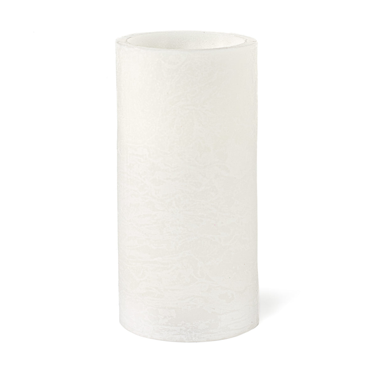 6" Frosted Flameless Candle: White Item Number: LL601427