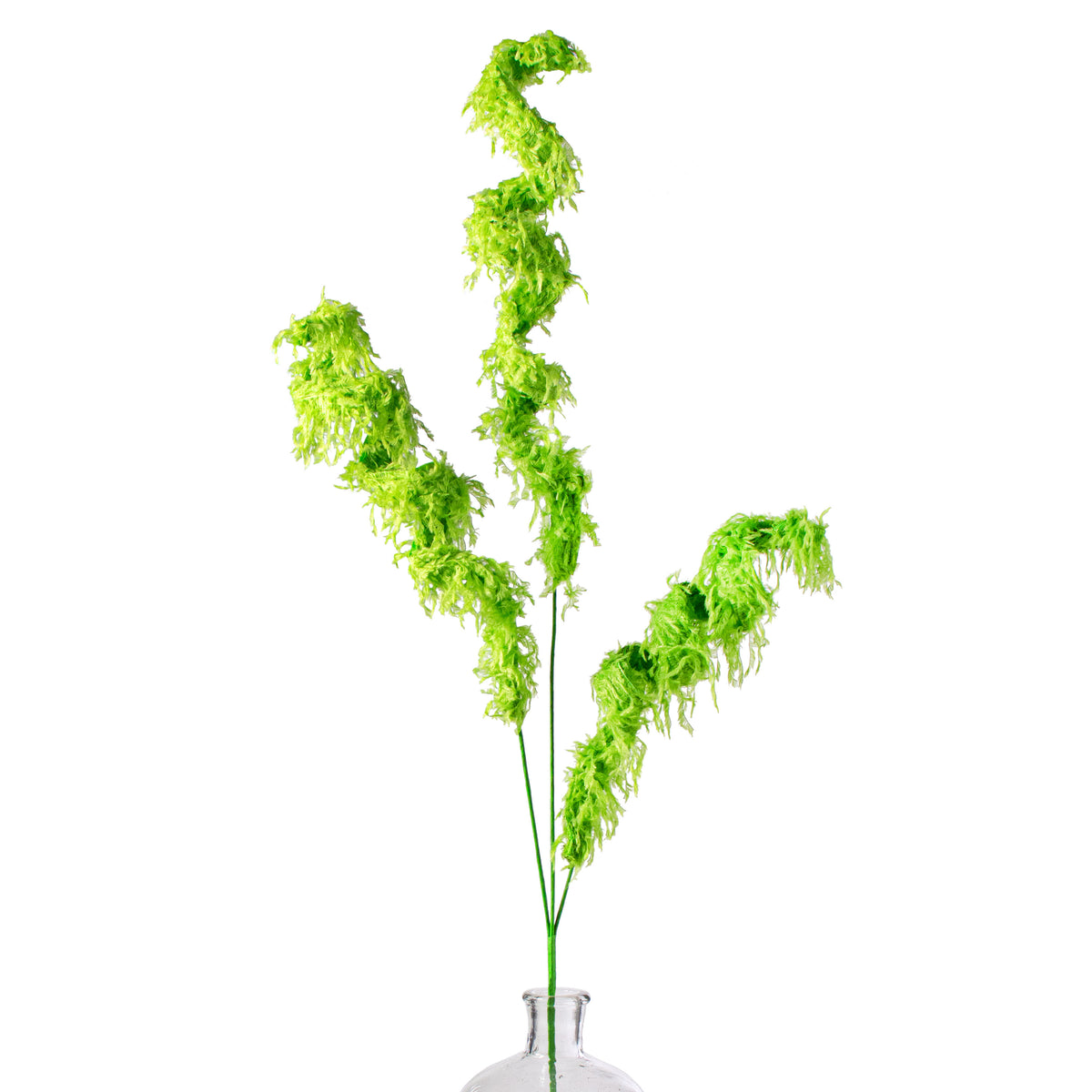31" Furry Fabric Curl Spray: Lime Green Item Number: XP1026