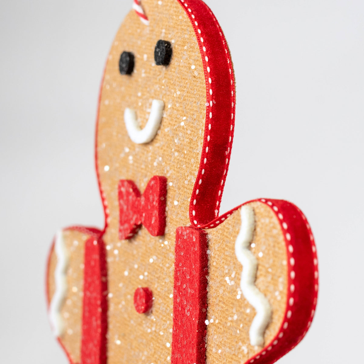 9" Gingerbread Boy Ornament detail photo 3