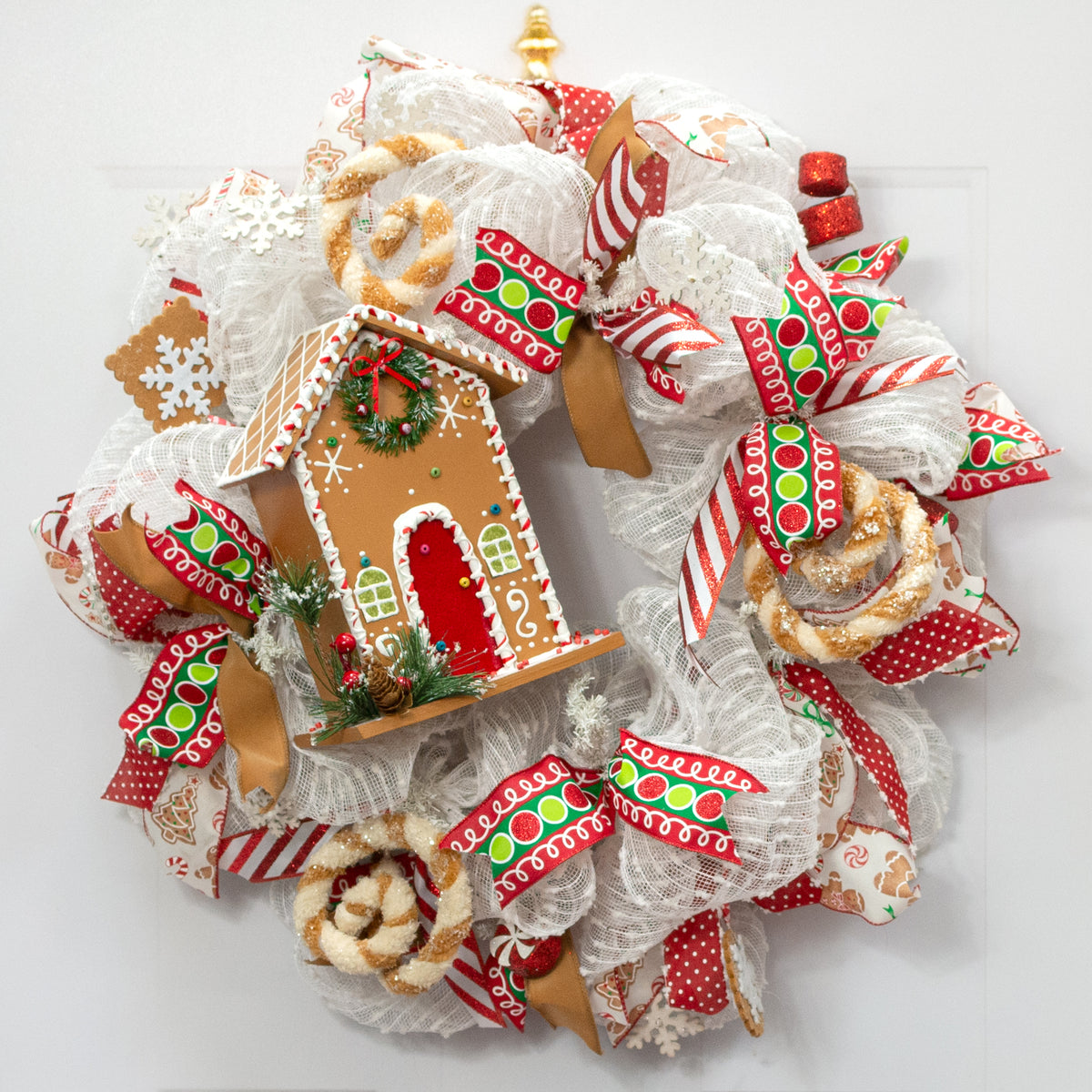 9.5" Gingerbread House Decoration Lifestyle Photo