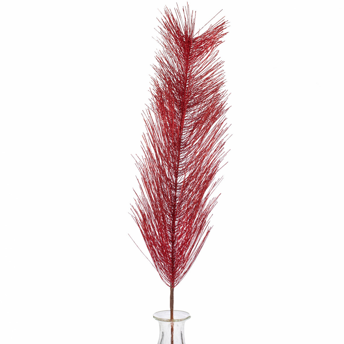 46" Glitter Bottle Brush Spray: Red Item Number: 272632