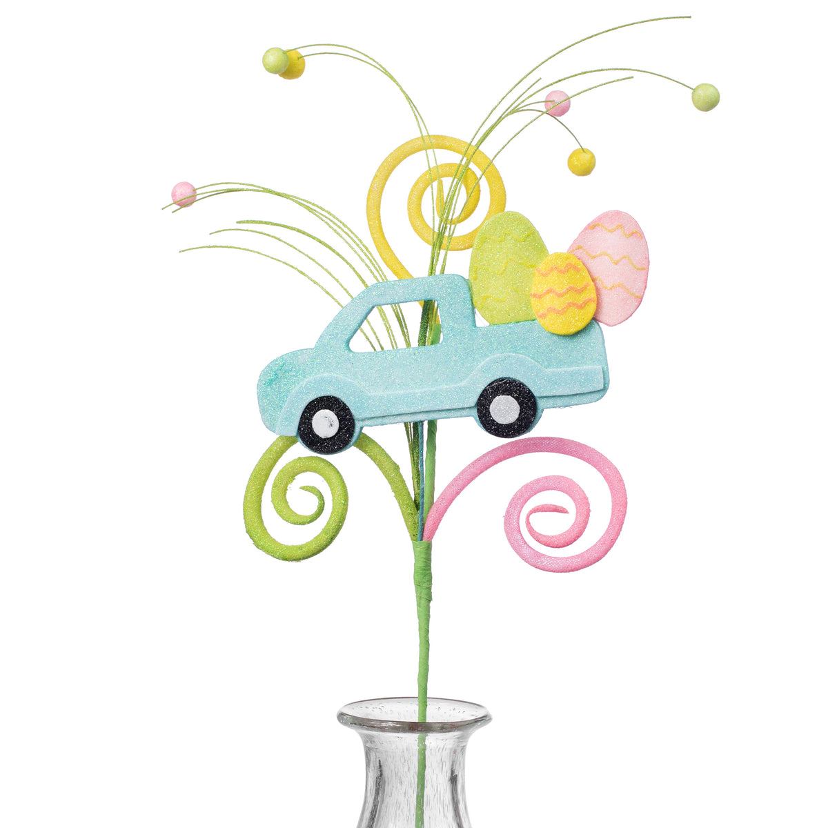 28" Glitter Easter Egg Truck Spray Item Number: 62366BL