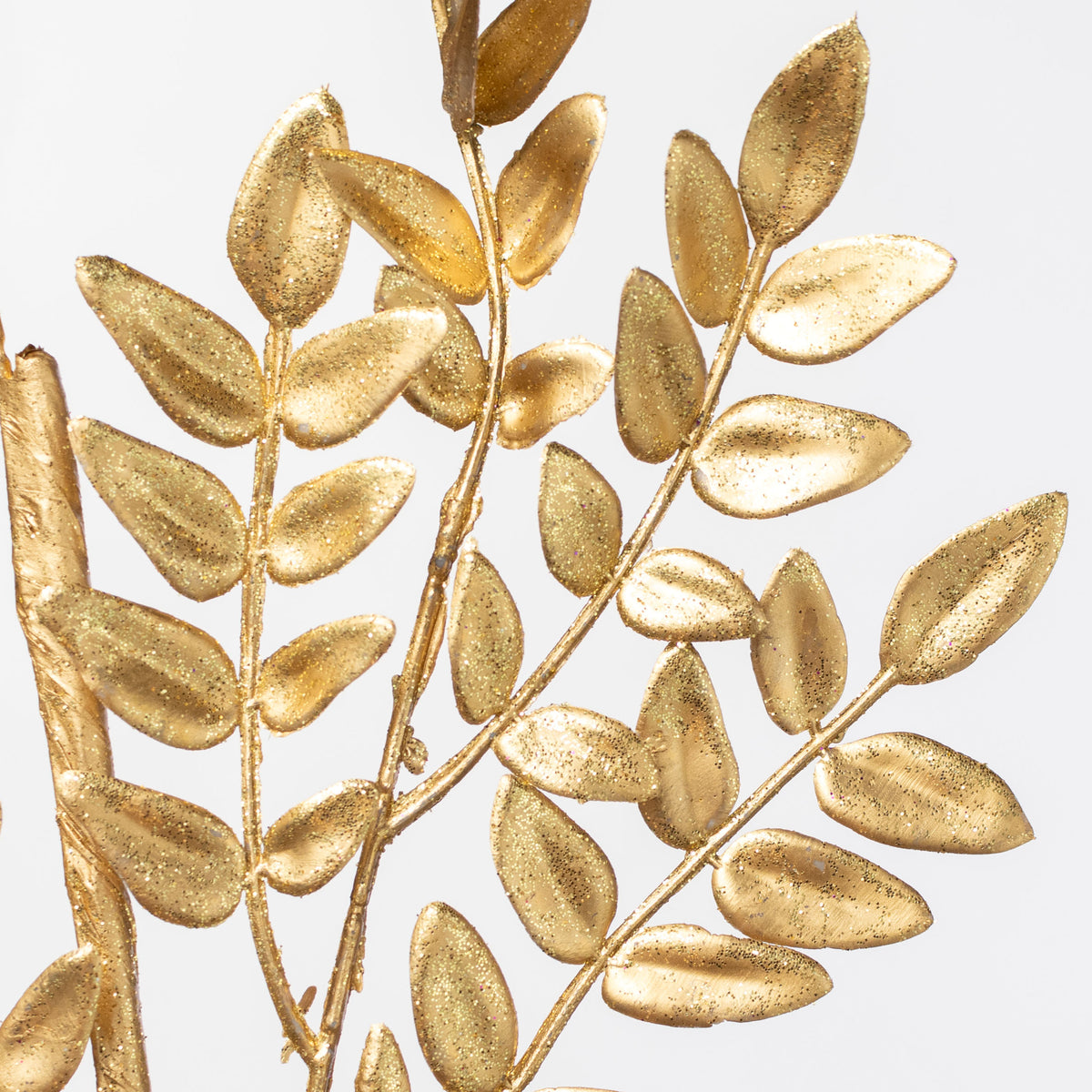28" Glitter Fern Spray: Gold Lifestyle Photo