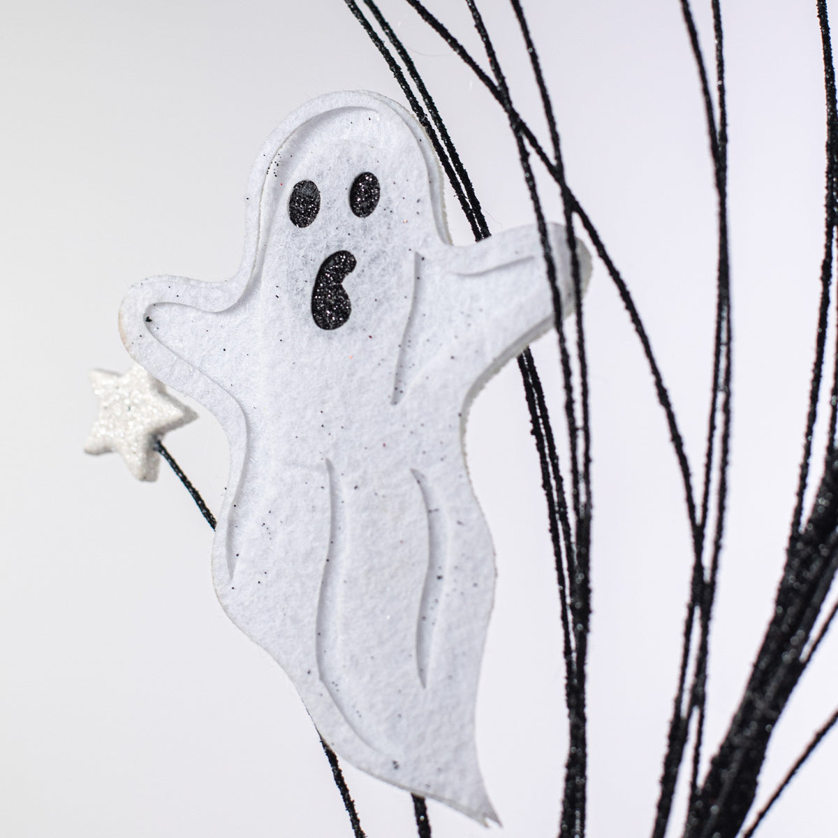 30" Glitter Ghost, Mini Star, Wisp Spray detail photo 4