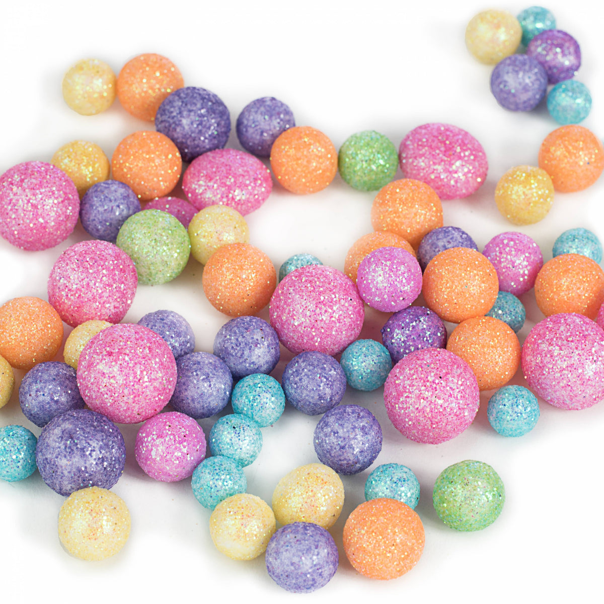 Glitter Pastel Confetti Balls Item Number: MZ20142C