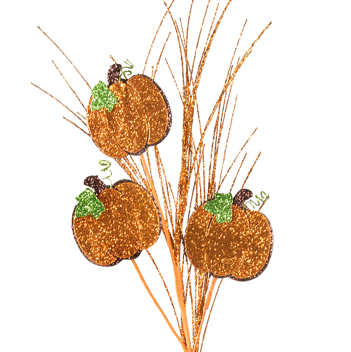 25" Glitter Pumpkin Spray Item Number: HA9000