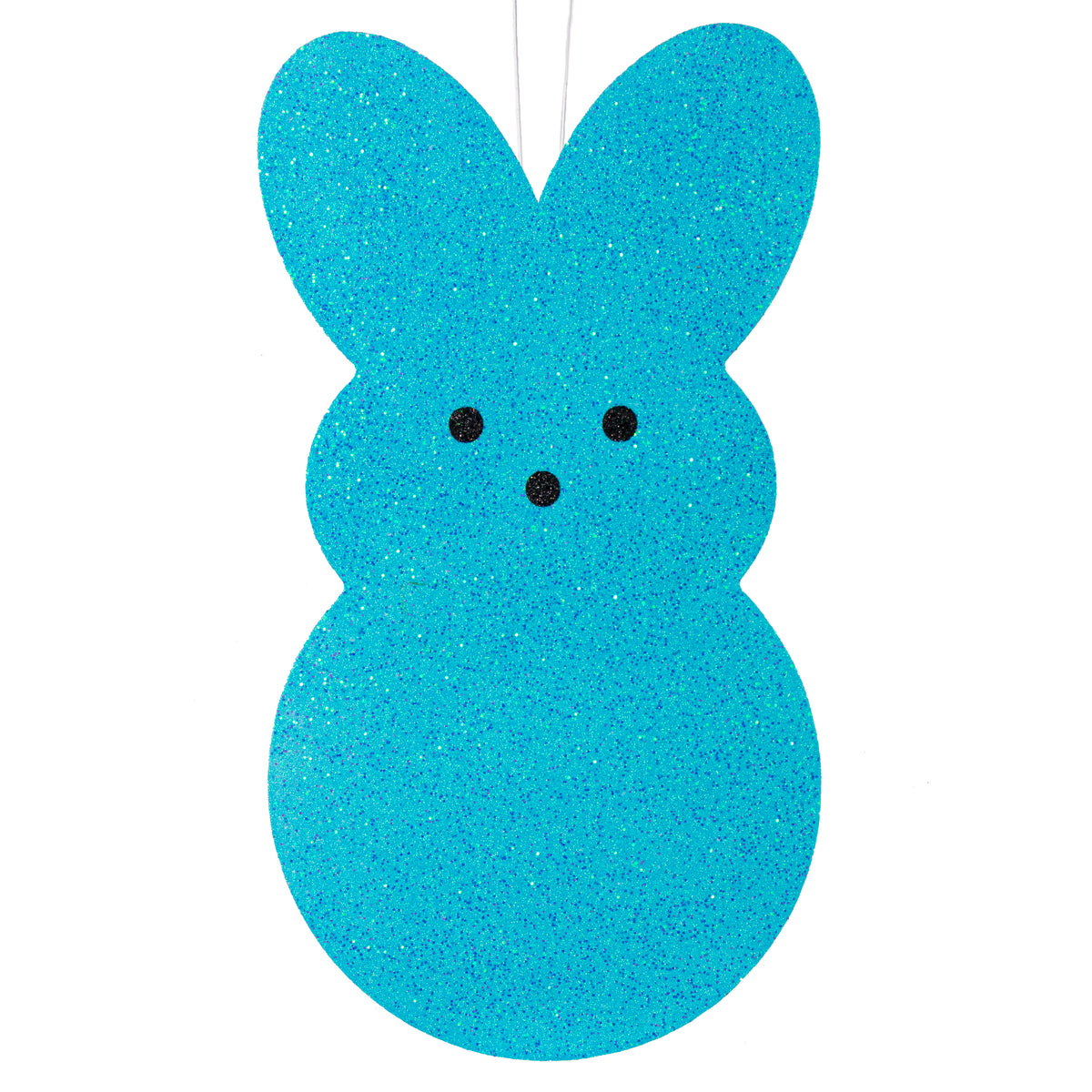 20" Glittered Polyfoam Sugar Bunny: Turquoise Item Number: MS167440