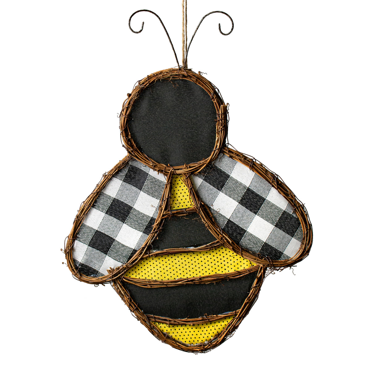 19" Grapevine Hanger: Check Bumble Bee Item Number: KG3068