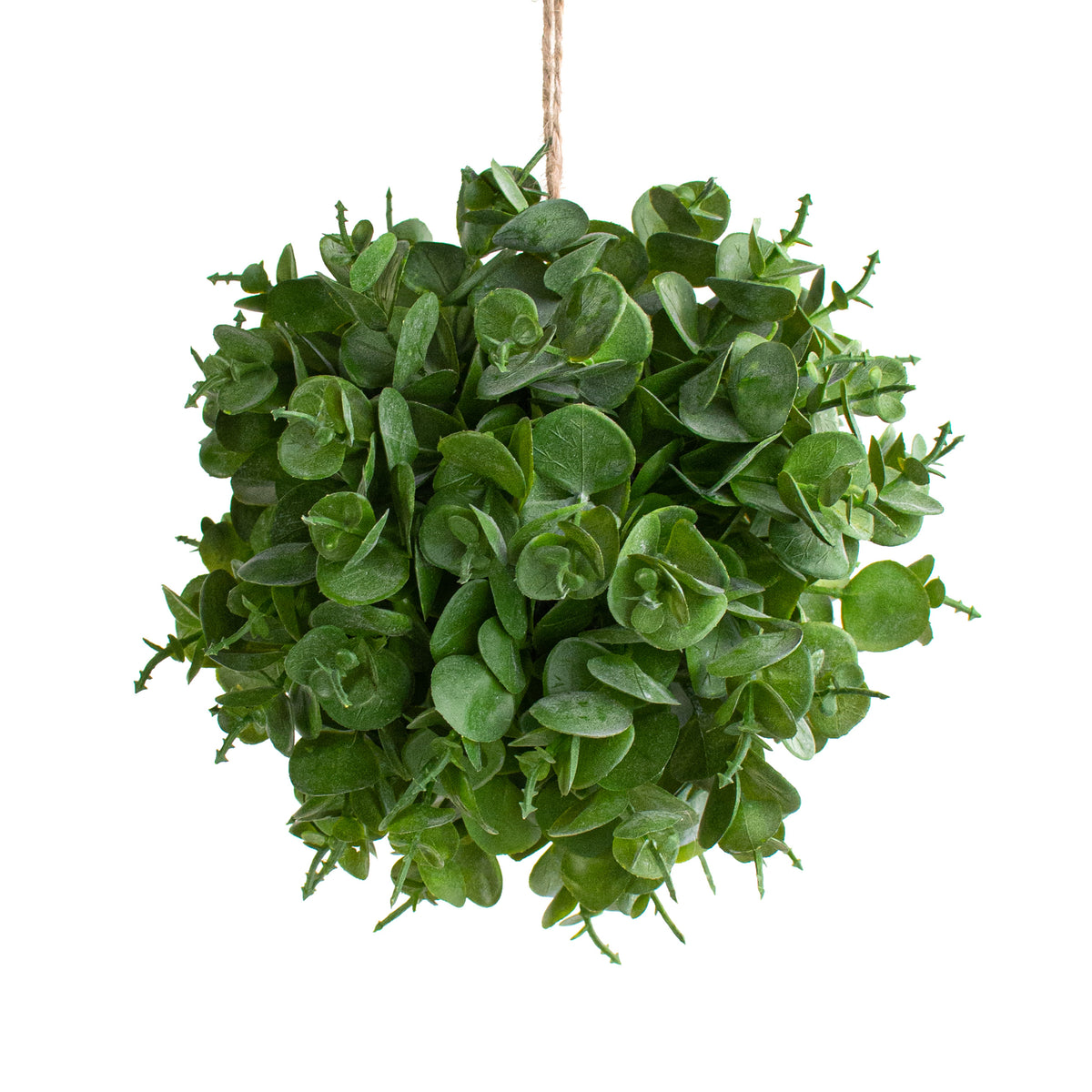 6" Green Eucalyptus Ball Ornament Item Number: 2310398GR