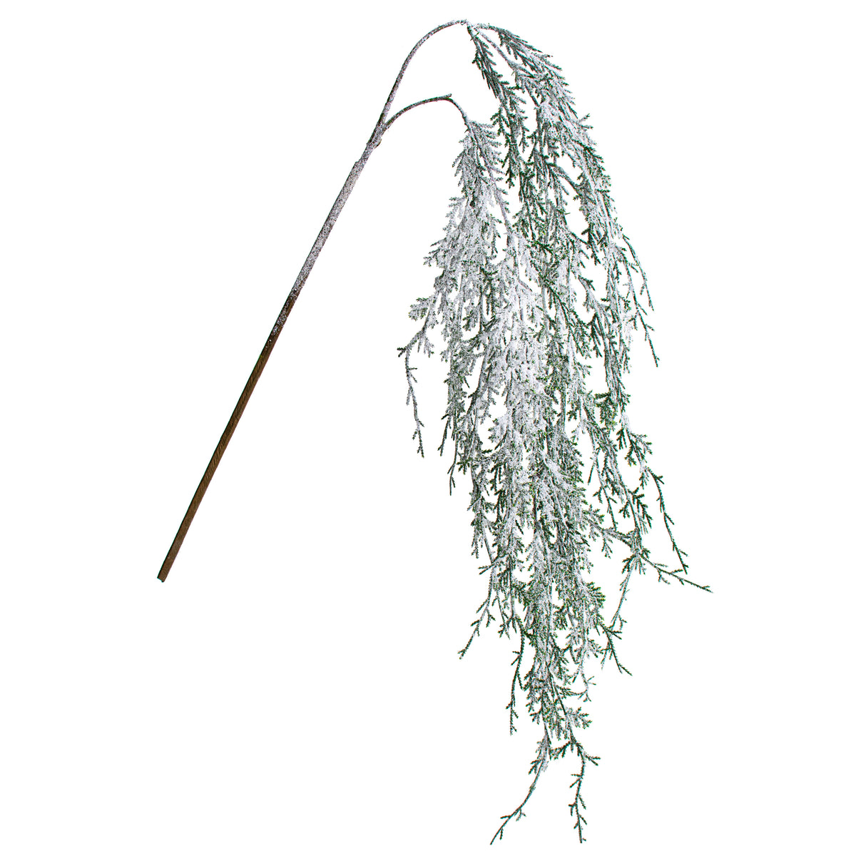 44" Hanging Cedar Snow Spray Item Number: 85343SNOW