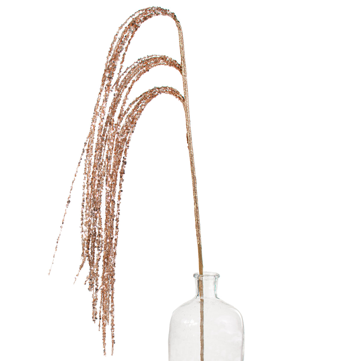 43" Hanging Sequin Spray: Rose Gold Item Number: 68108-RS