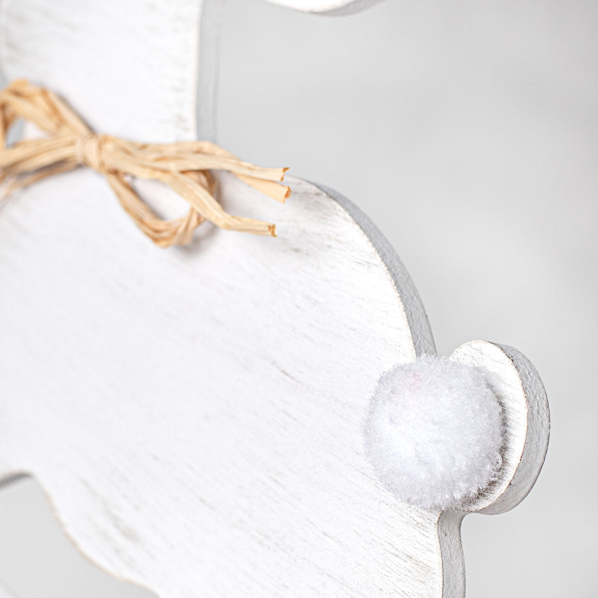 11.5" Happy Easter Bunny Wall Hanging detail photo 3