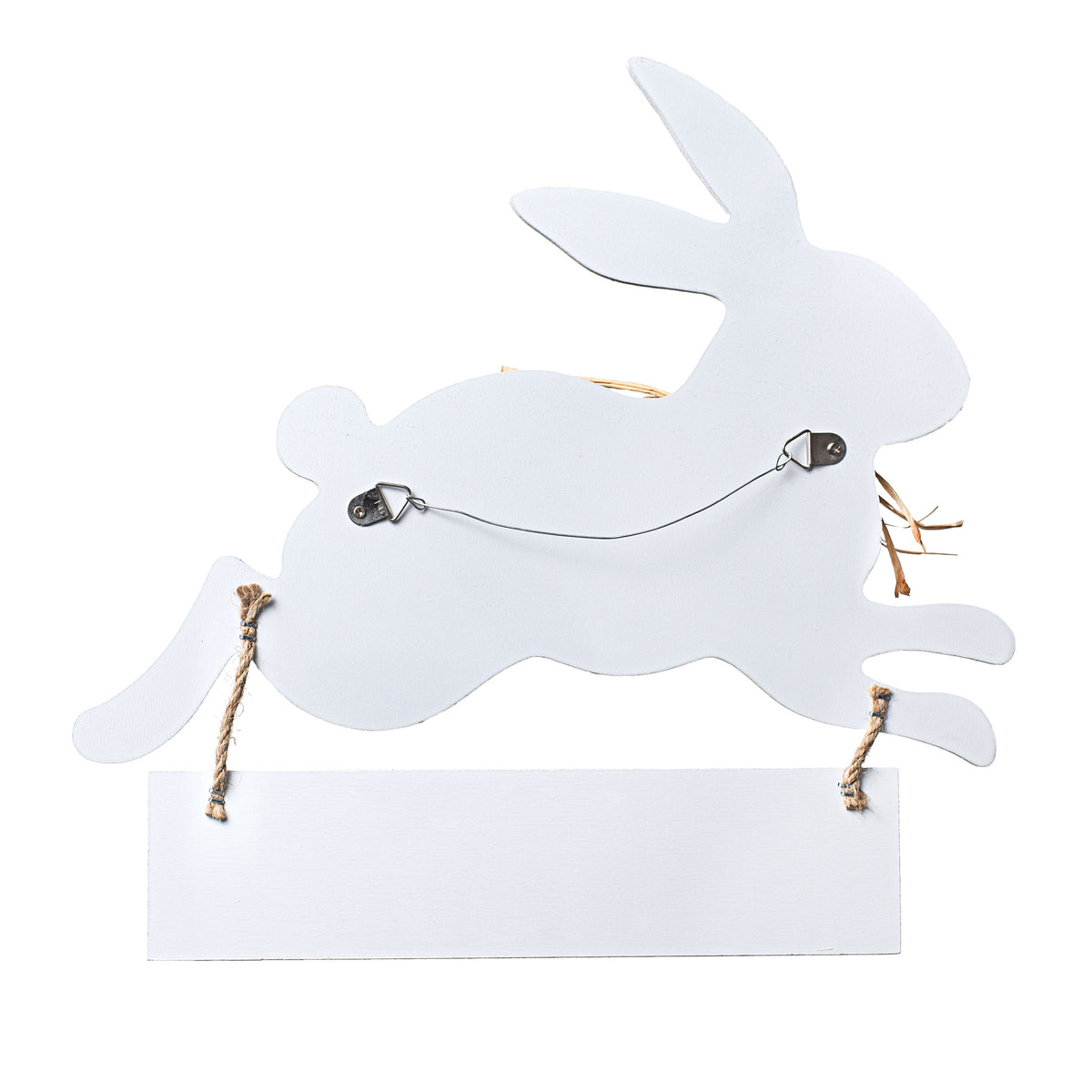 11.5" Happy Easter Bunny Wall Hanging detail photo 4