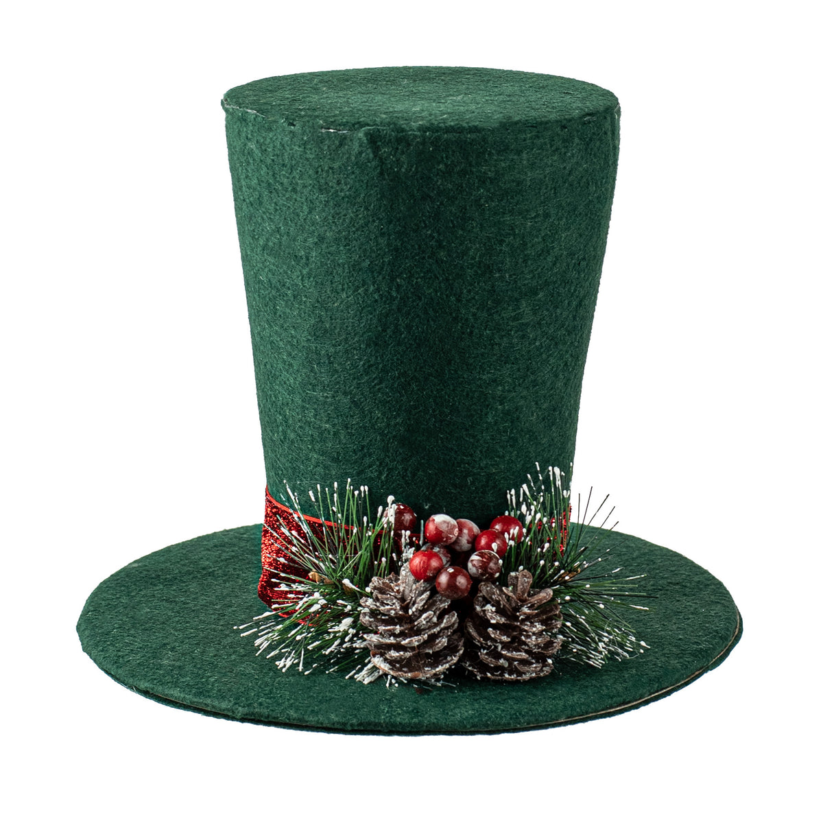 9" Hat With Trim Christmas Tree Topper: Green Item Number: 172541