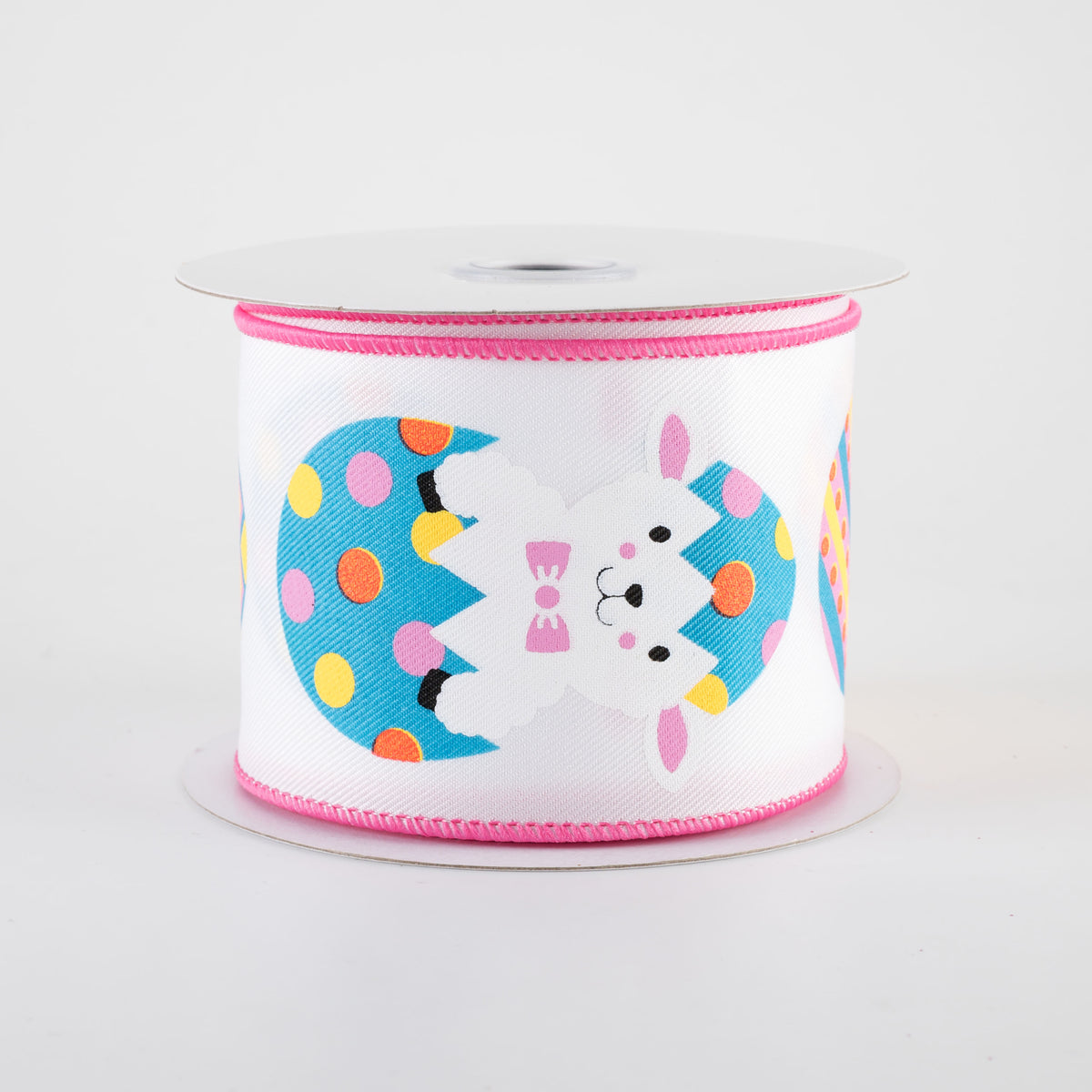 2.5" Hatching Easter Animals Ribbon: White (10 Yards) Item Number: RGF156327