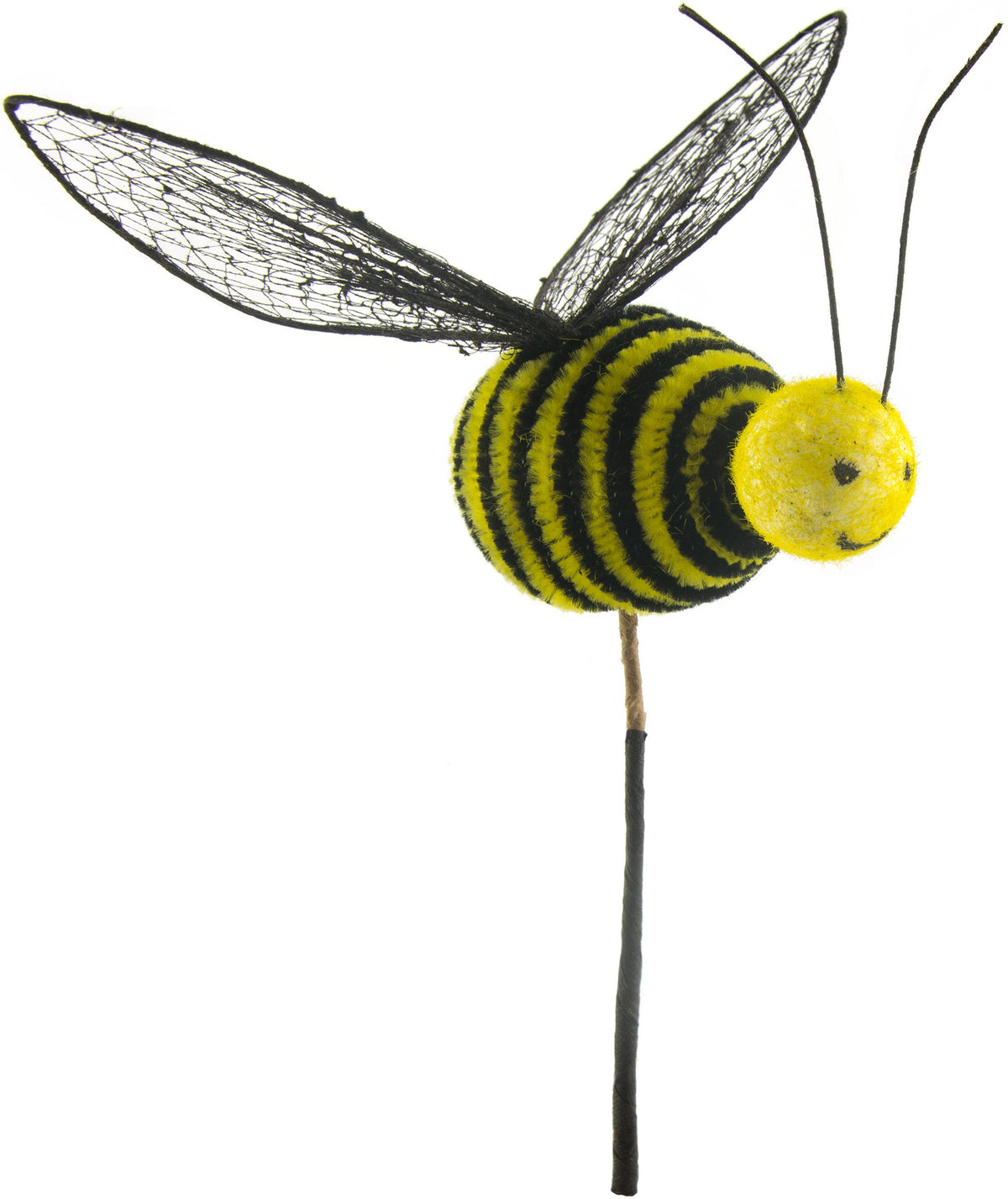 4" Honey Bee Pick: Yellow & Black detail photo 3