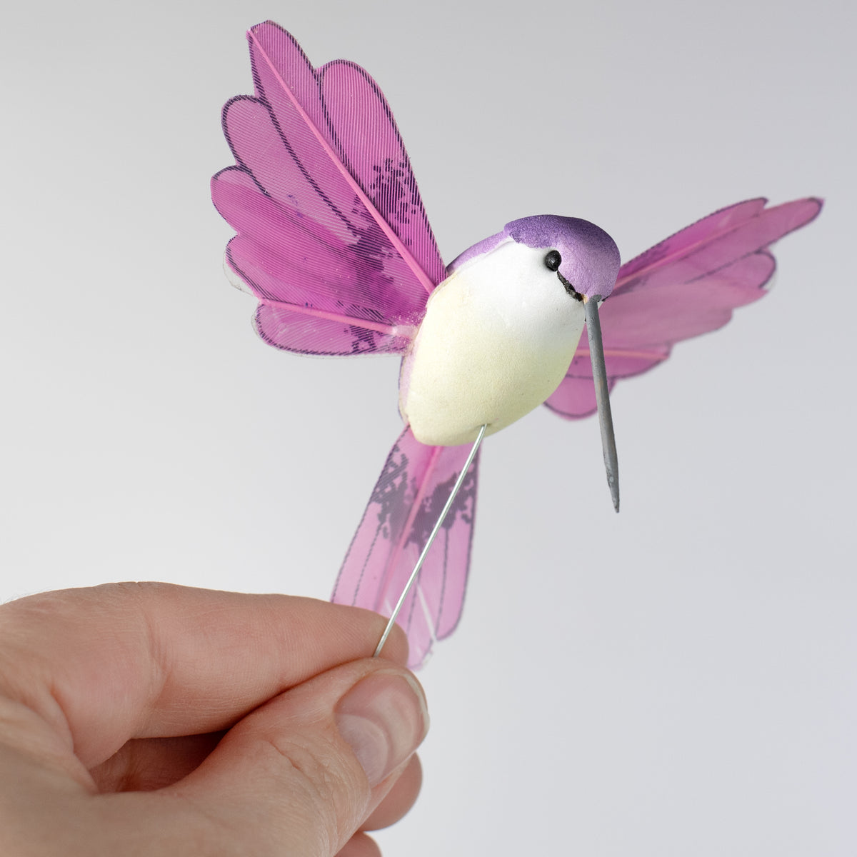 3.75" Hummingbird Wired Ornaments (Set of 12) Lifestyle Photo