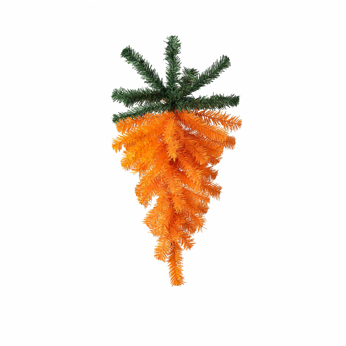 24" Teardrop Swag: Orange & Green Carrot (55 Tips)