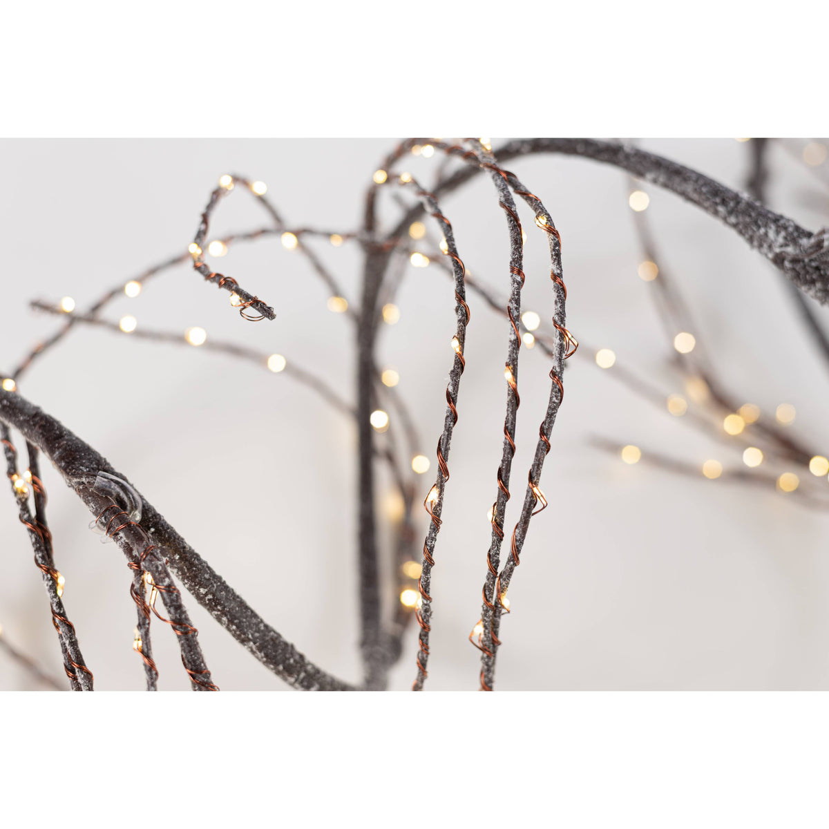 118" Warm White Lighted Snow Branch (360 LEDs - AC Power)