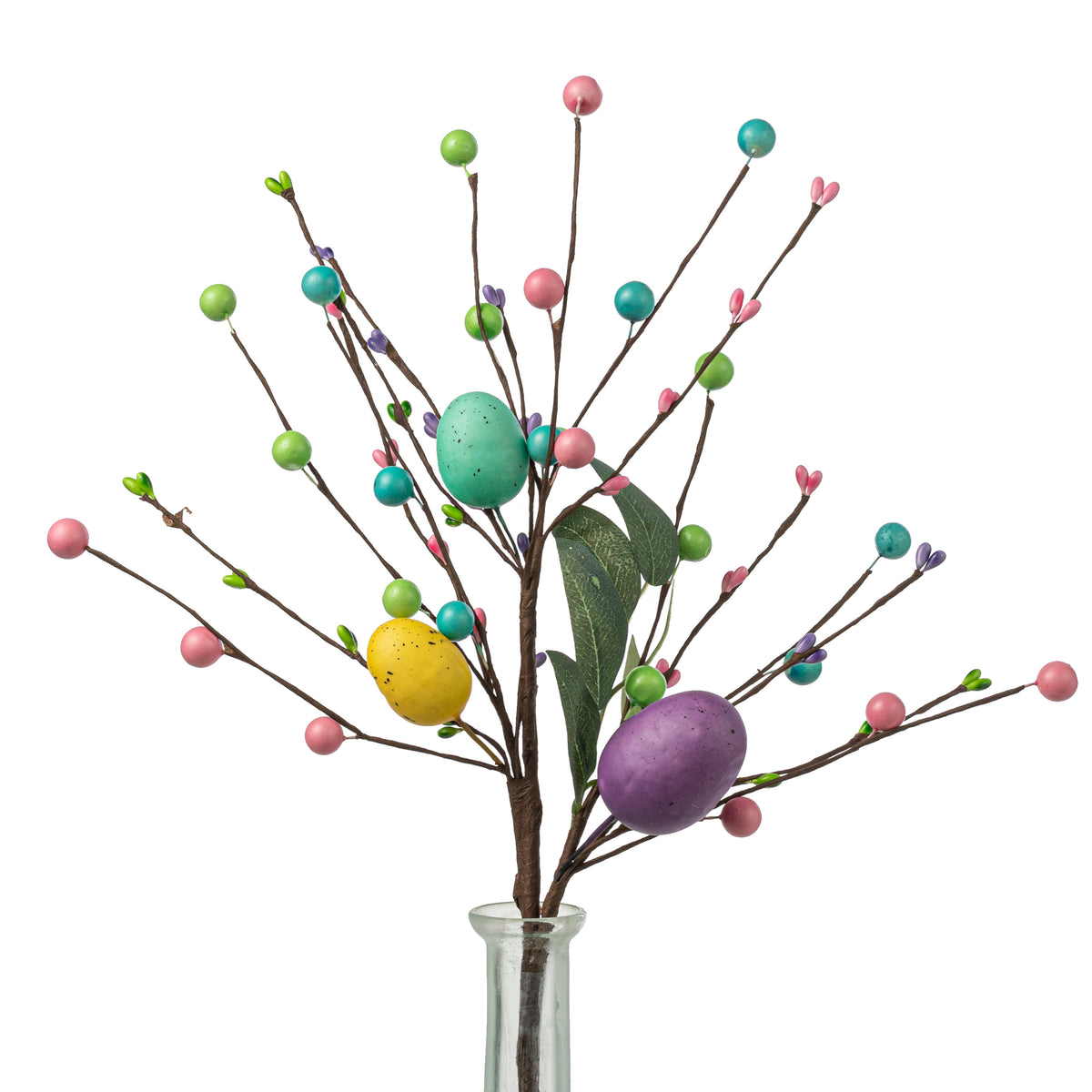 16" Speckled Easter Egg & Berry Pick