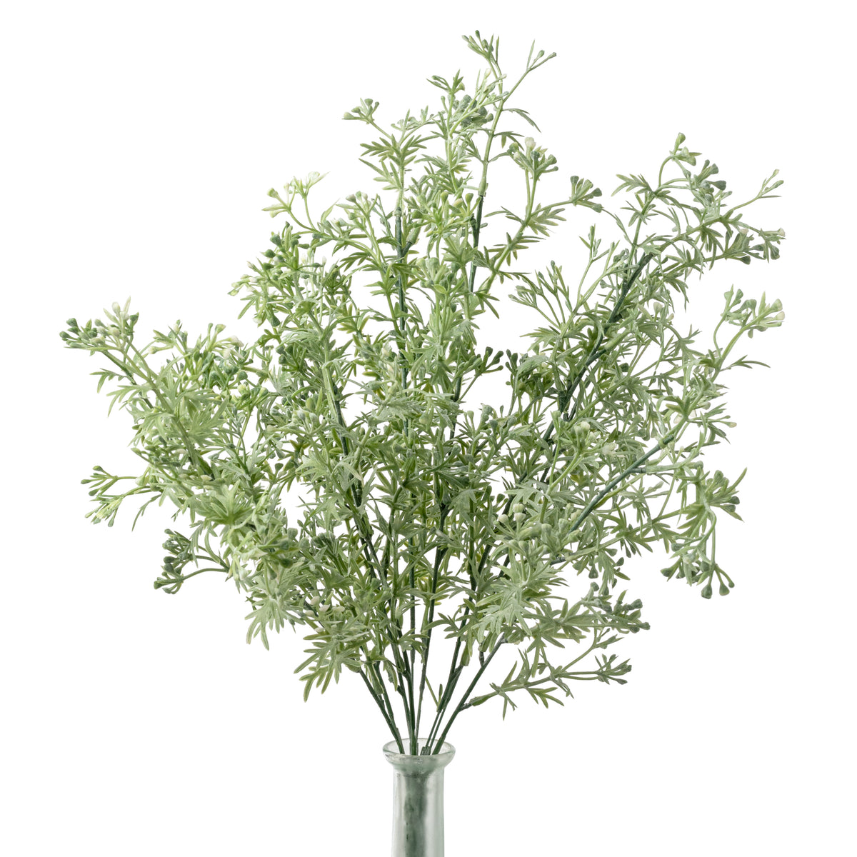 20" Plastic Wildflower Filler Bush: White