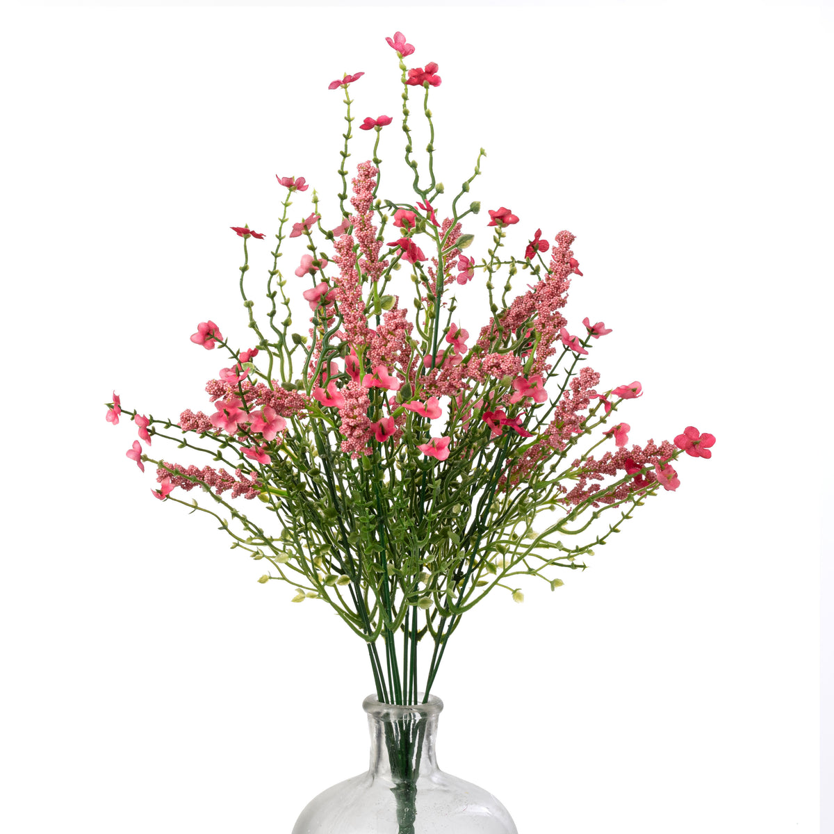 18" Baby's Breath & Lavender Filler Bush: Pink