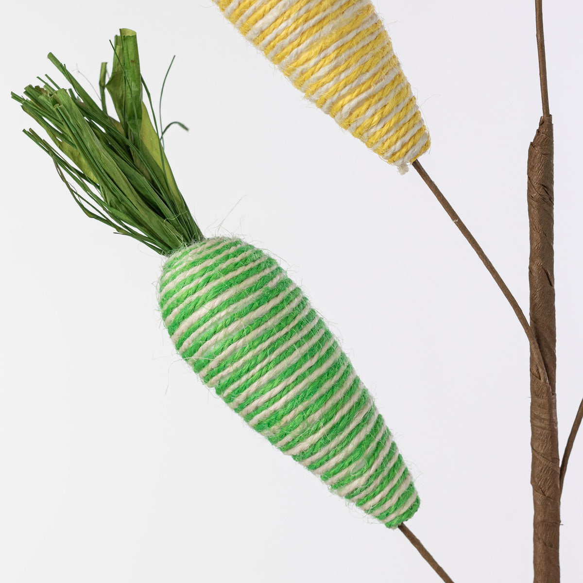 30" Pastel Twine Carrots Spray