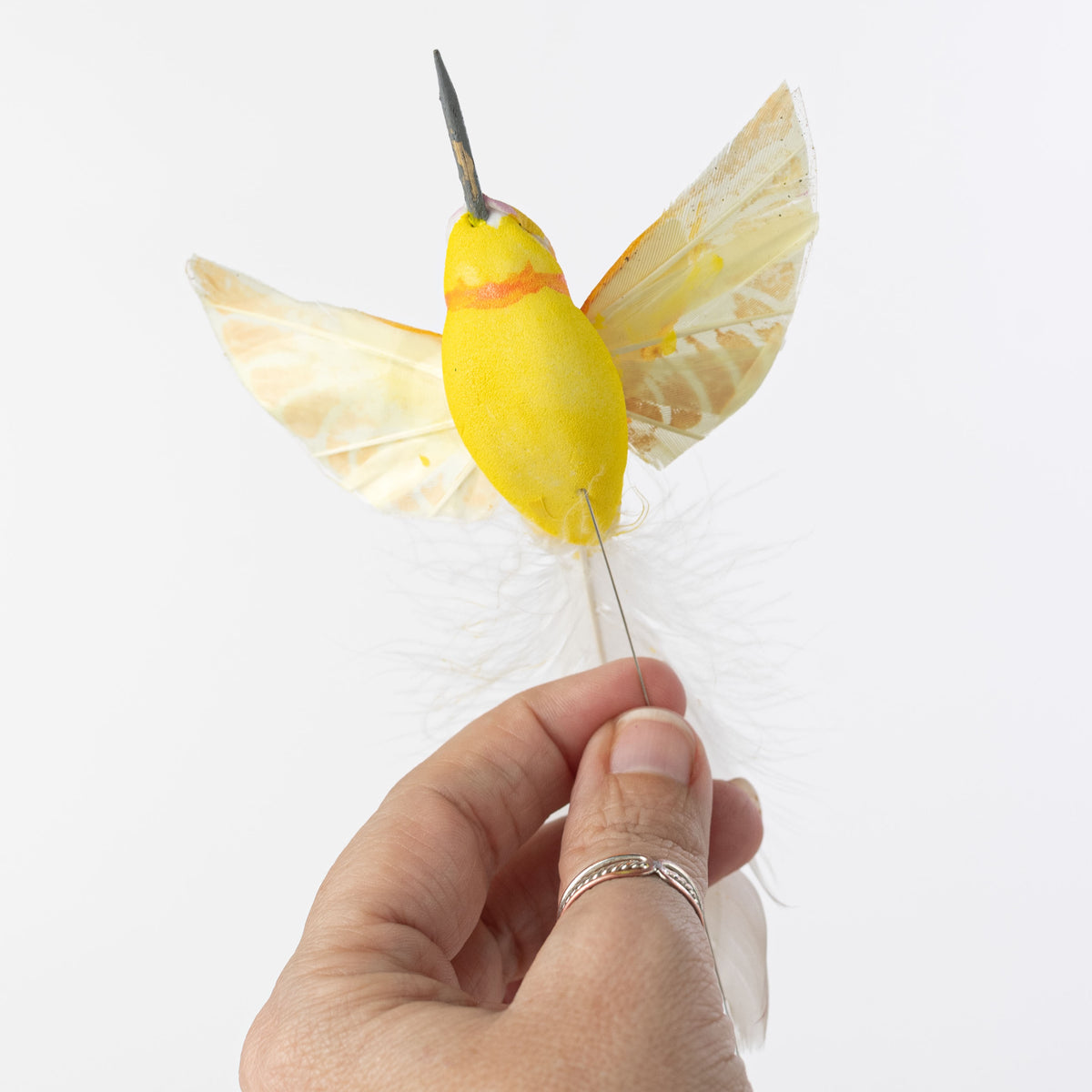 4" Hummingbird Wired Ornaments (Set of 12)