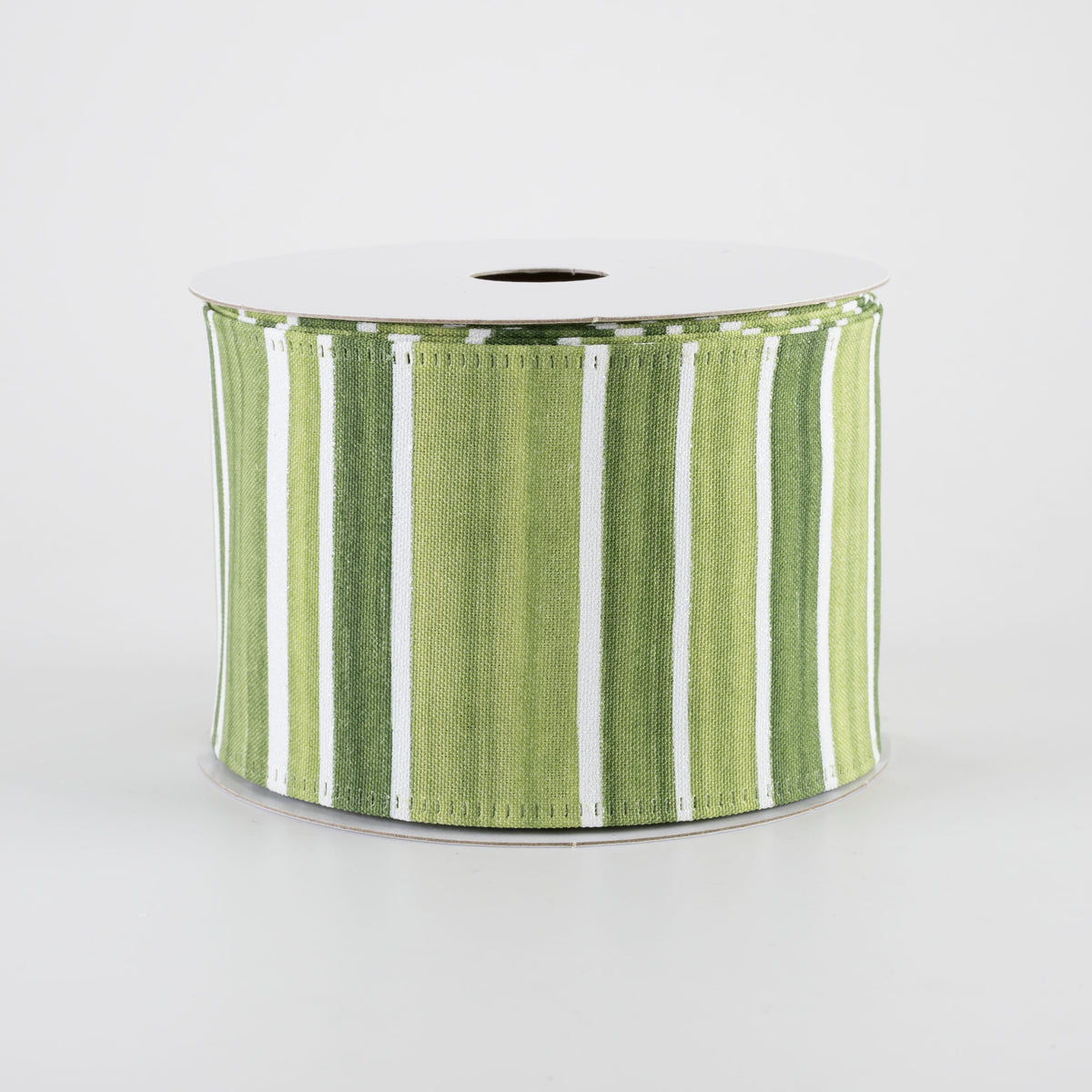 2.5" Ombré Stripes Ribbon: Seaglass Green (10 Yards)