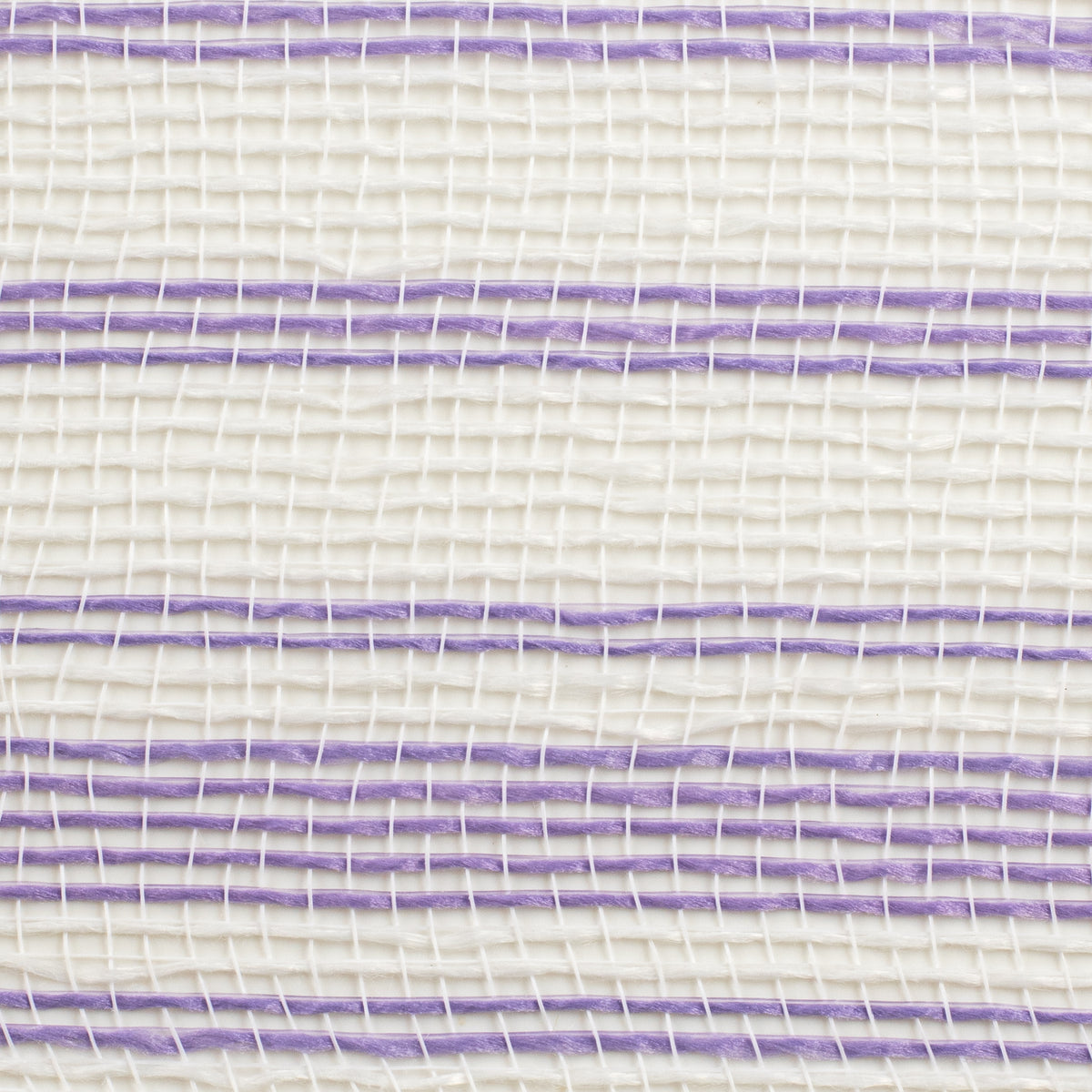 10" Fabric Ticking Mesh: Lavender Purple & White