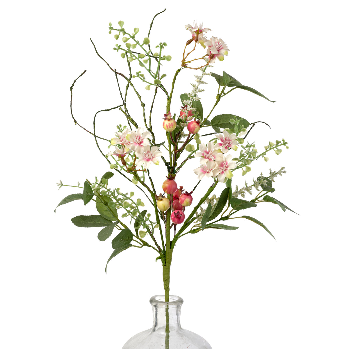 24" Wildflower, Berries & Fern Spray