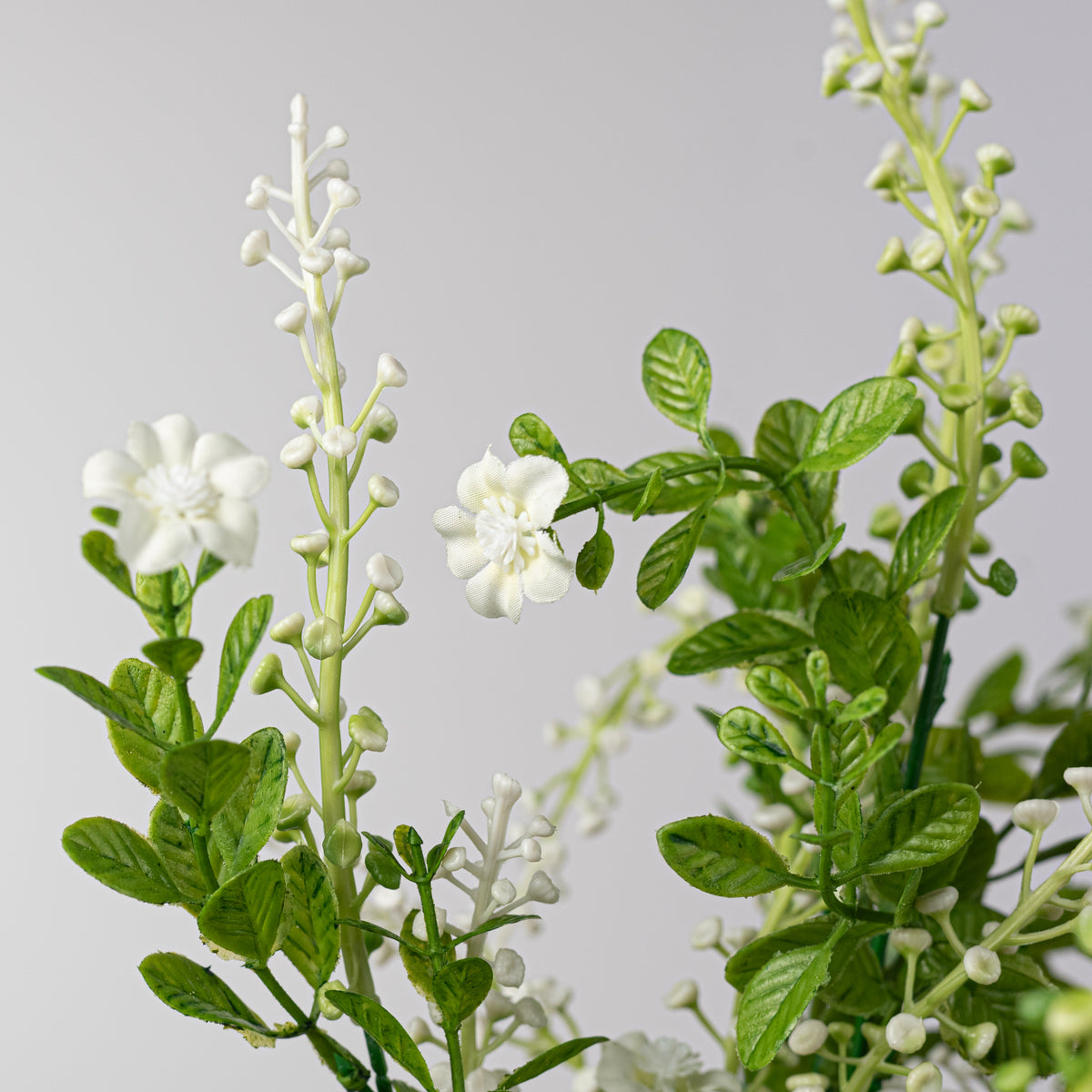 19" Wildflowers & Seeds Bush: Cream (9 Stem)