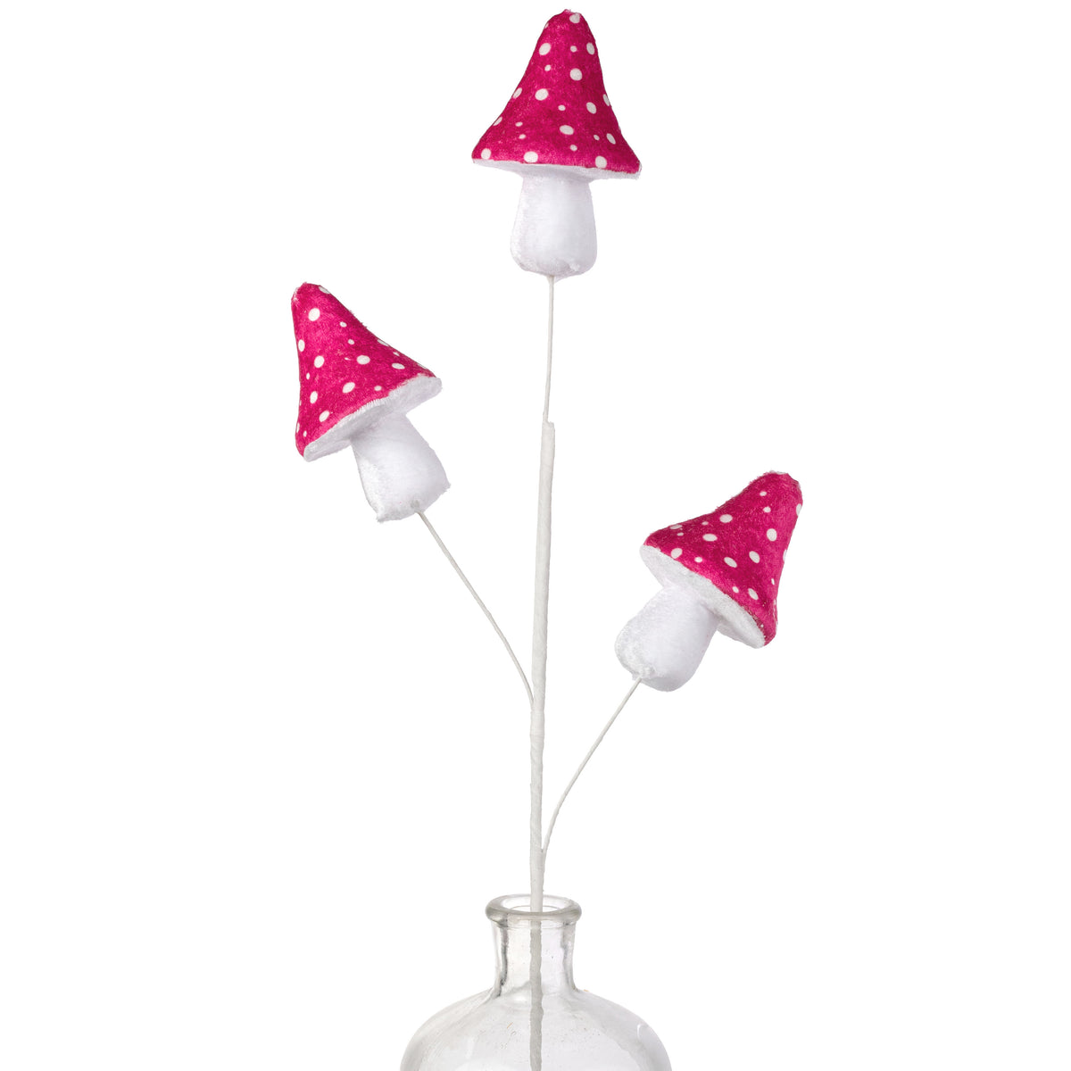 30" Fairytale Mushrooms Spray: Beauty Pink