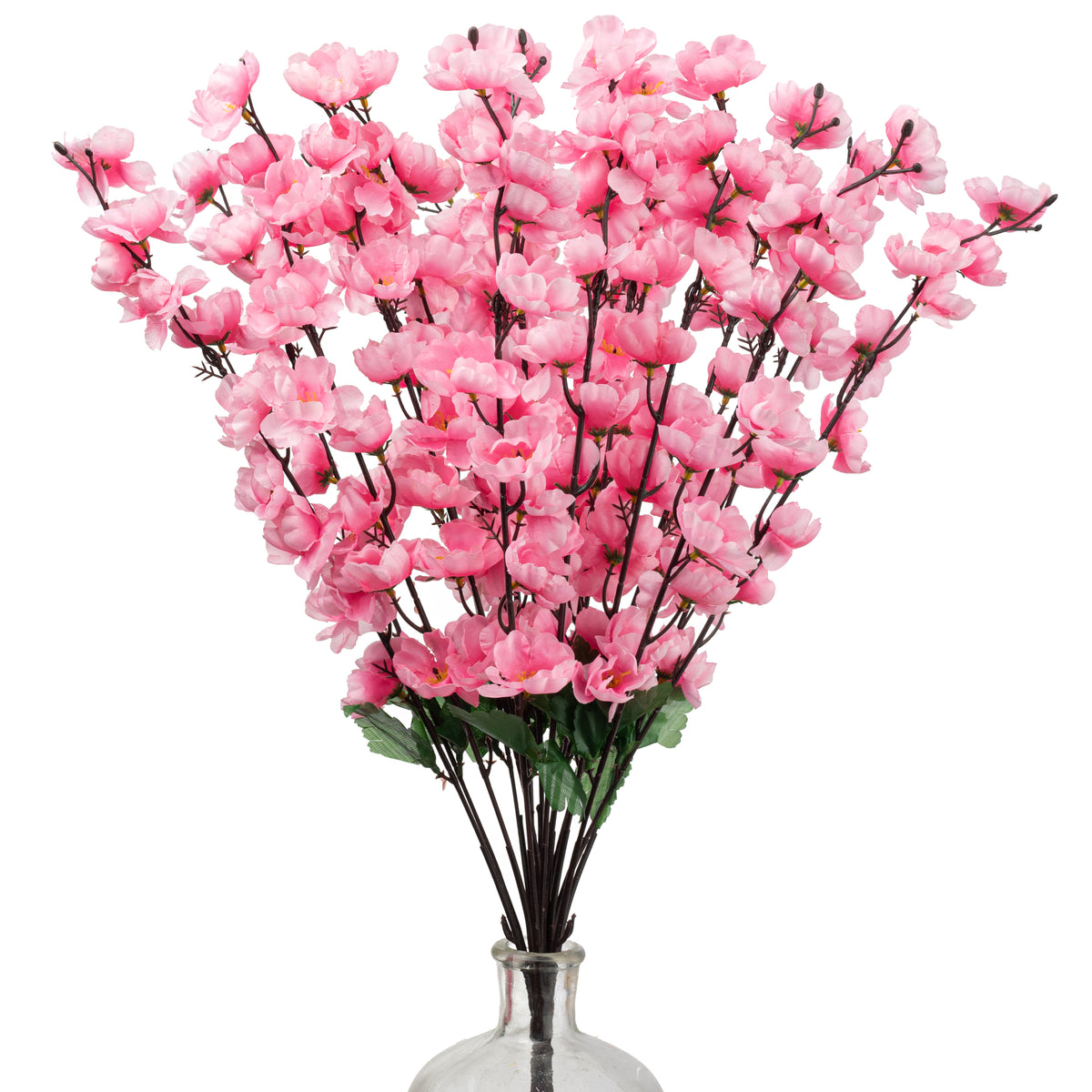 25" Cherry Blossom Bush: Pink (18 Stem)
