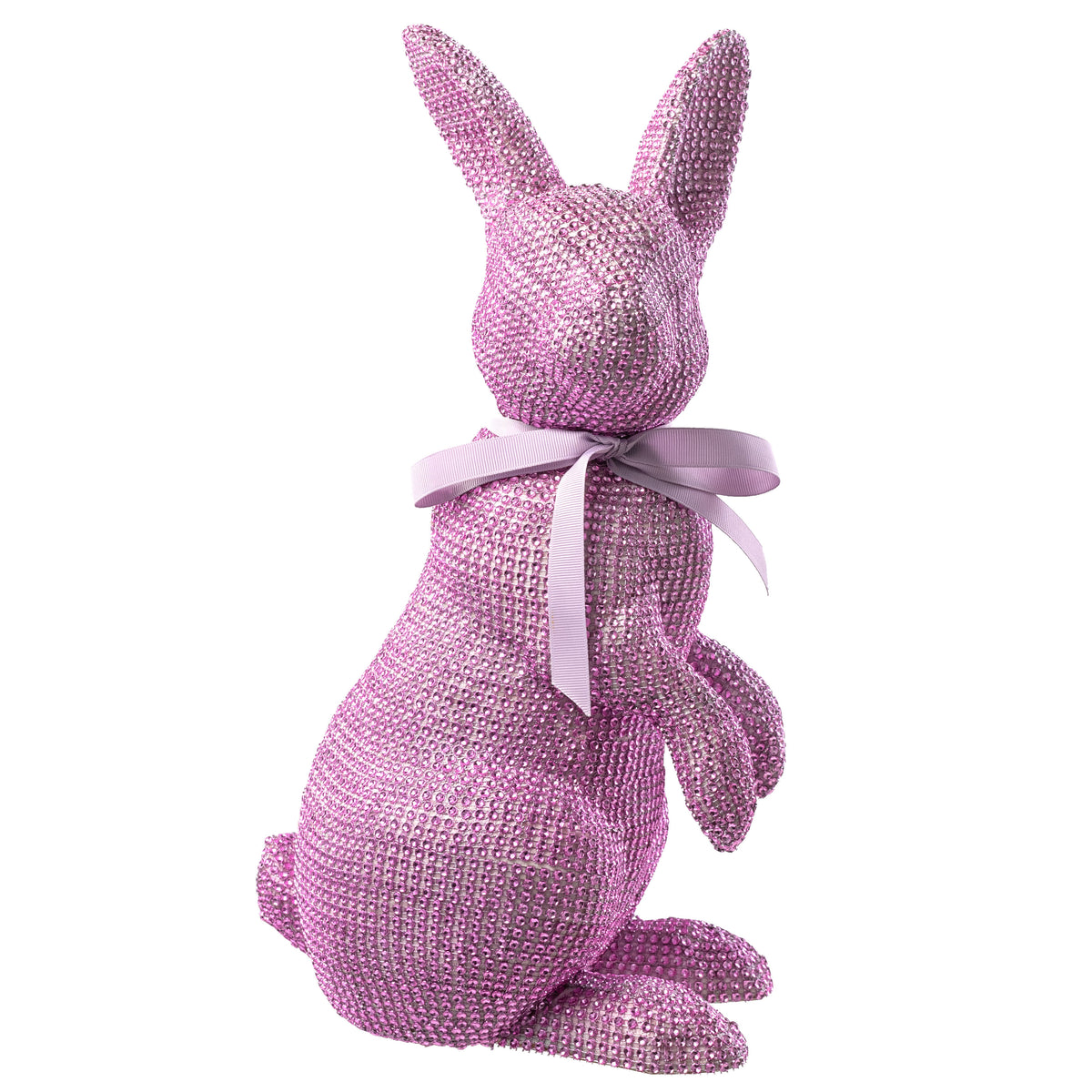 16" Bling Bunny Decoration: Lavender Purple