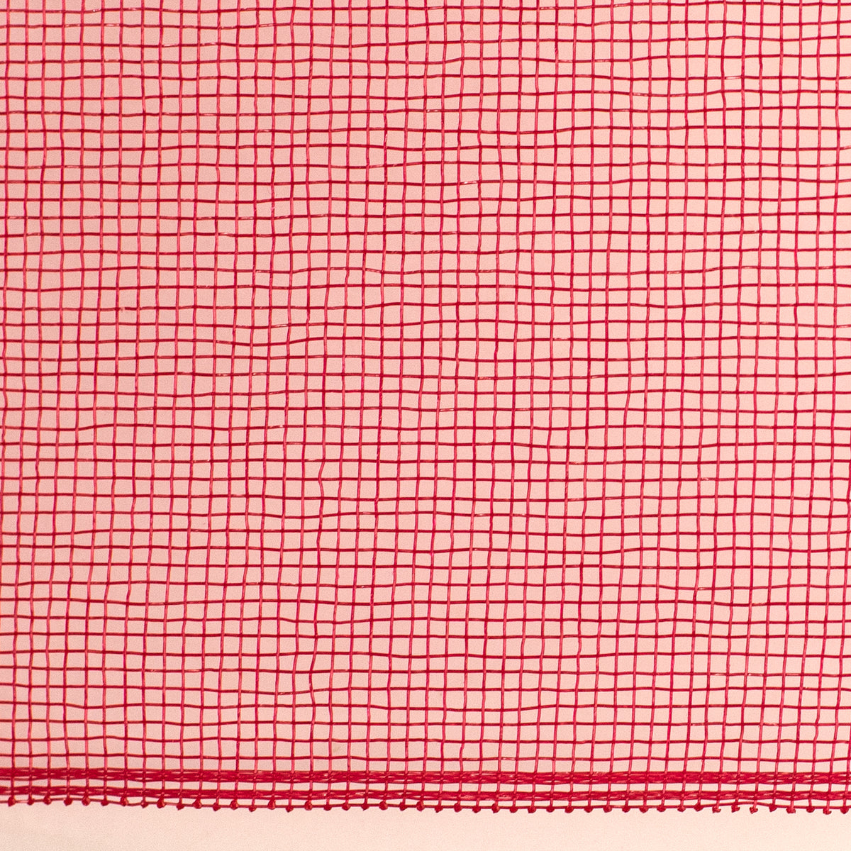 10.5" Square Pre-Cut Fine Weave Deco Mesh Sheets: Red (40)