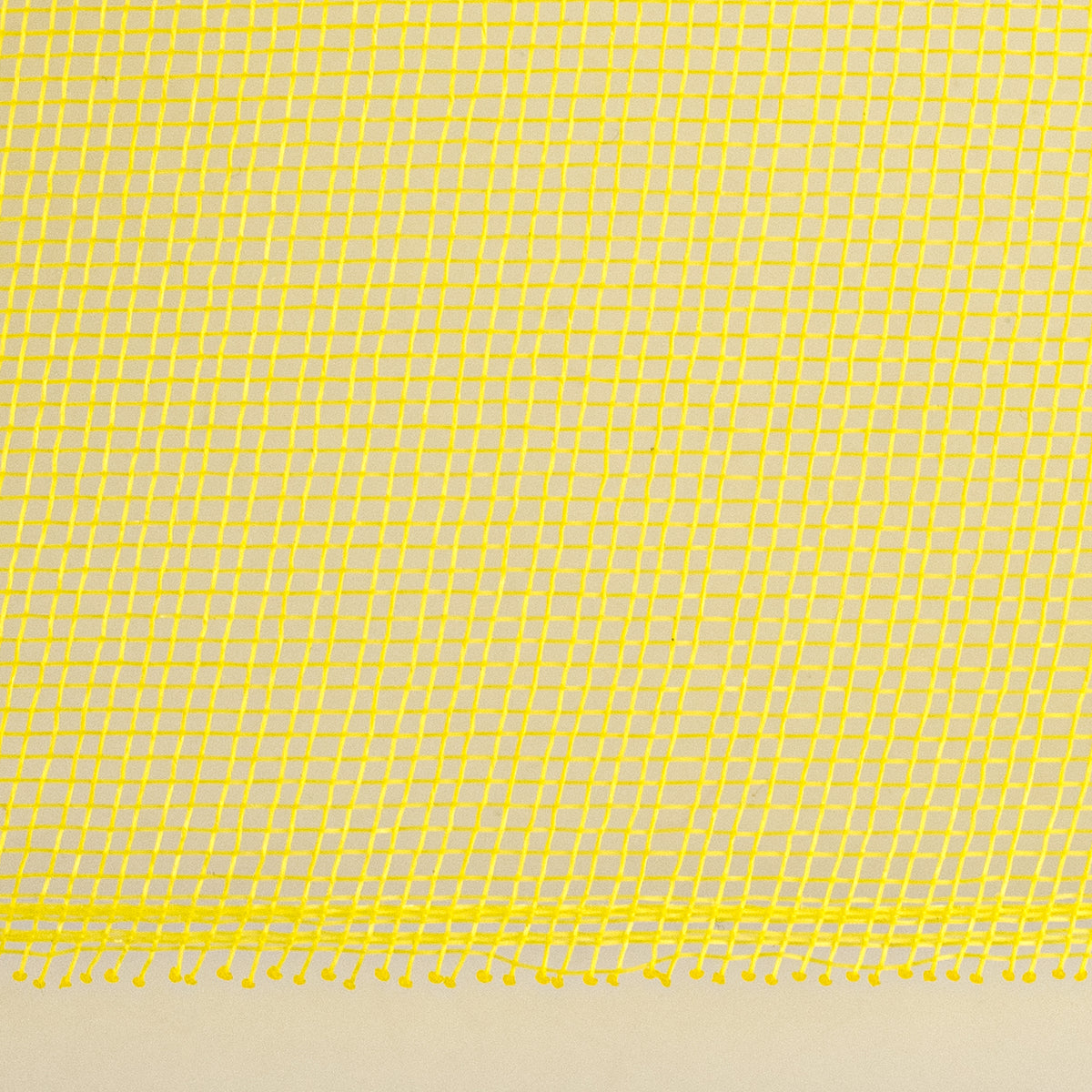 10.5" Square Pre-Cut Fine Weave Deco Mesh Sheets: Yellow (40)