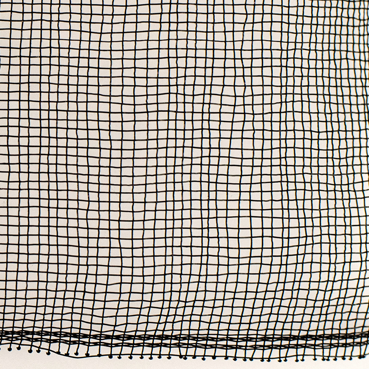 10.5" Square Pre-Cut Fine Weave Deco Mesh Sheets: Black (40)