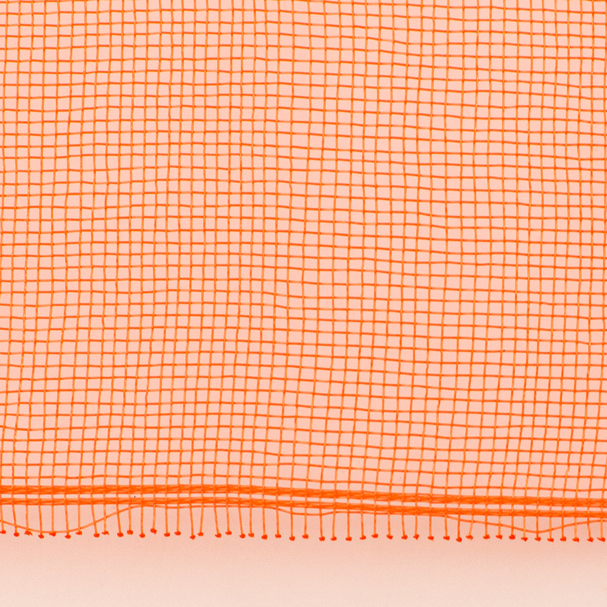 10.5" Square Pre-Cut Fine Weave Deco Mesh Sheets: Orange (40)