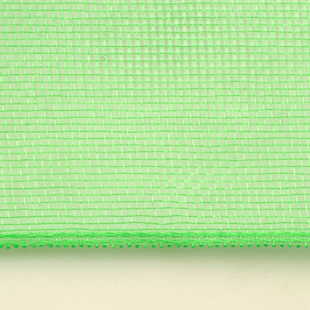 10.5" Square Pre-Cut Fine Weave Deco Mesh Sheets: Lime Green (40)