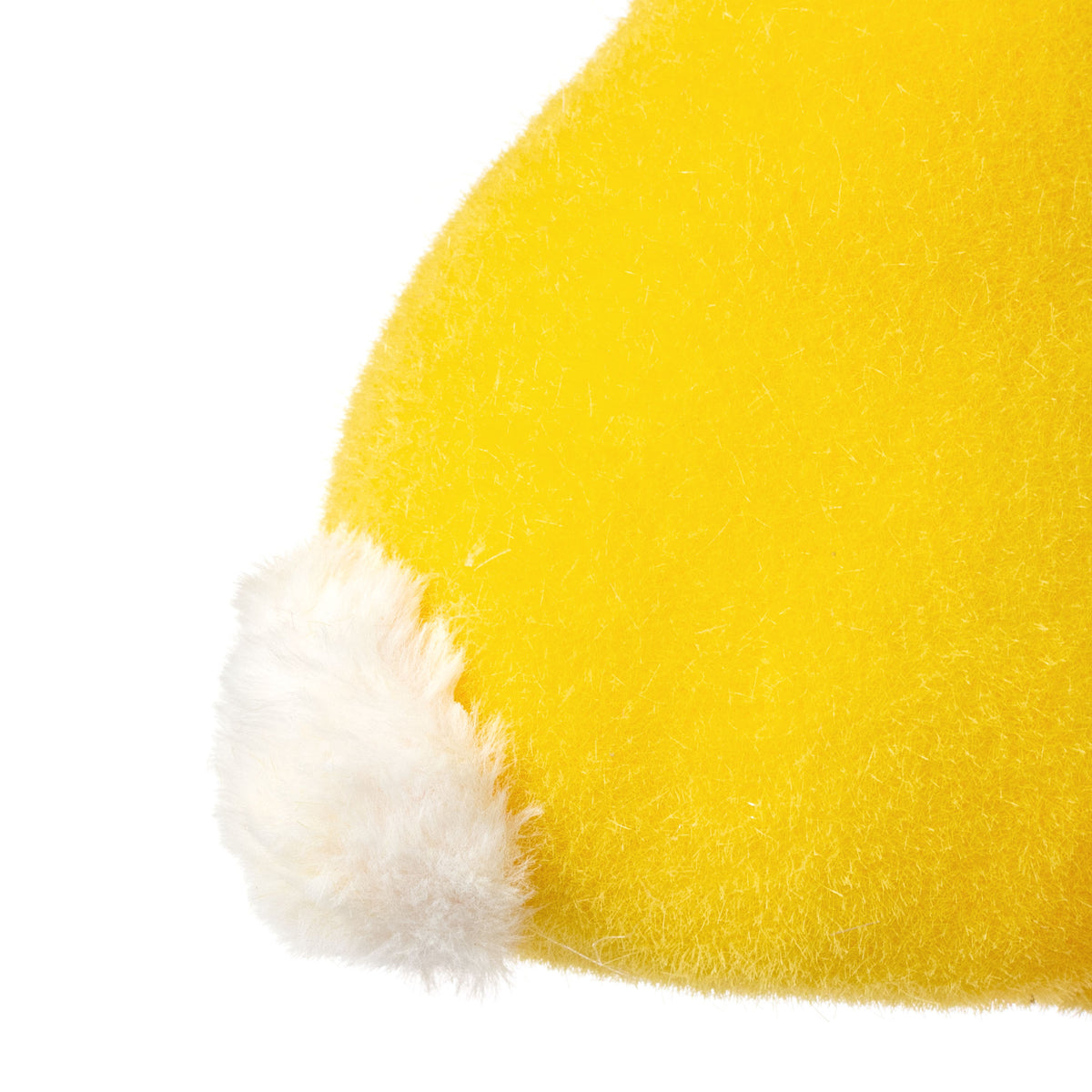 11" Flocked Easter Rabbit: Lemon Yellow