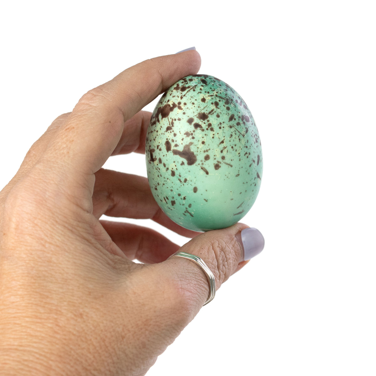 Gold Mottled Easter Eggs in Egg Carton: Blue & Yellow (12)