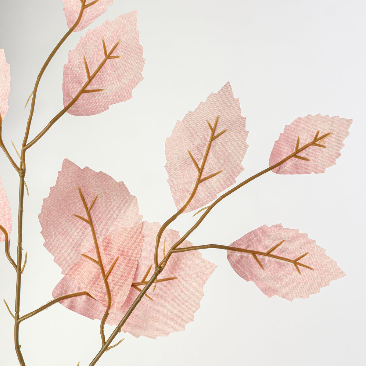 28" Rose Leaf Sprays: Pink (12)