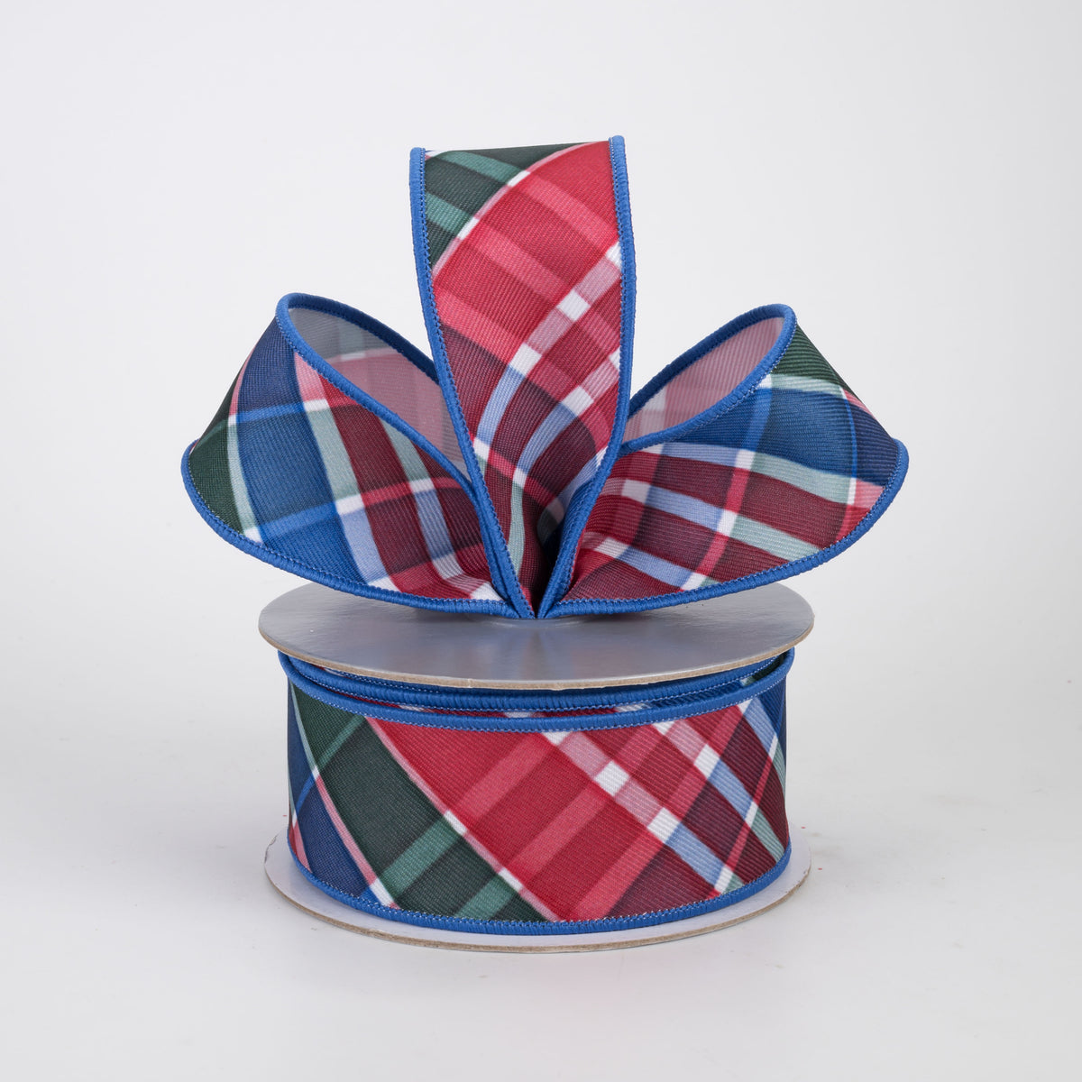 1.5" Brilliance Bold Plaid Ribbon: Traditional Nutcracker (10 Yards)