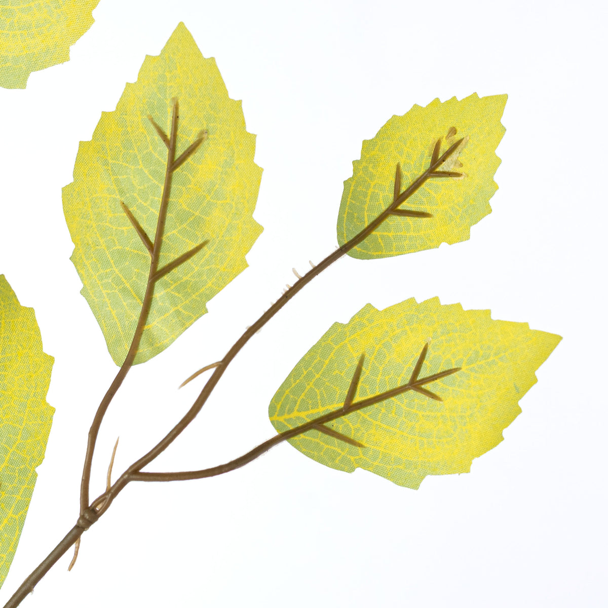 28" Rose Leaf Sprays: Yellow Green (12)