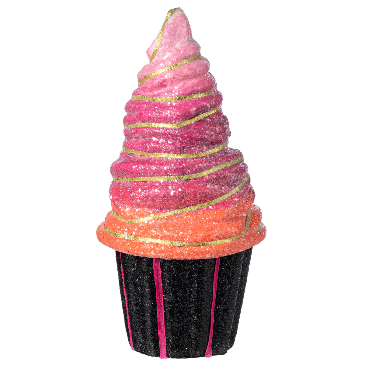 13" Cupcake Decoration: Pink Halloween